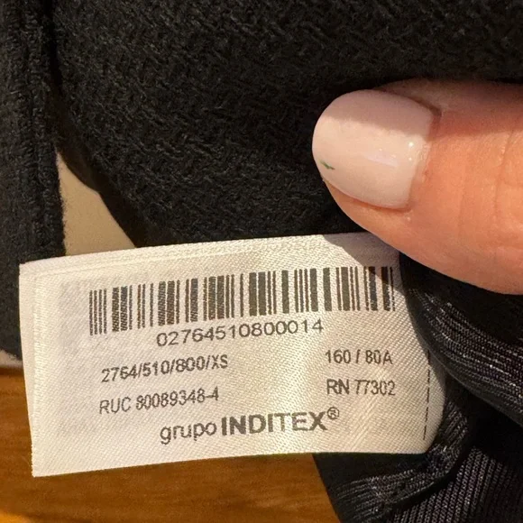 Zara Women's Black Cropped Jacket | sz XS - Picture 3 of 8